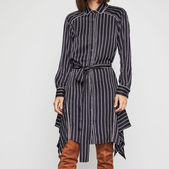 BCBGMaxAzria Dresses & Skirts - Bcbgmaxazria Asymmetrical Shirt Dress